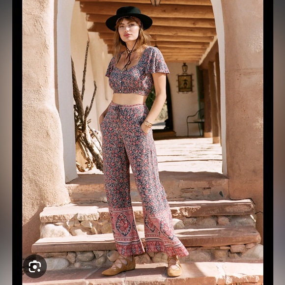 Spell Jasmine Wide Leg Pants - Picture 2 of 8